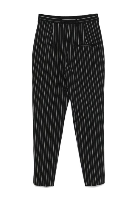 Black striped tapered trousers Vivienne Westwood - women VIVIENNE WESTWOOD | 1F01000RW0123N205